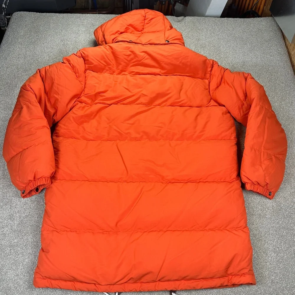 Polo‎ Ralph Lauren Men's Orange Puffer Down Jacket Size Medium